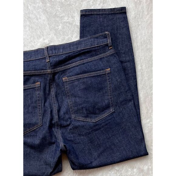 EVERLANE Ankle High Rise Skinny Jean in Dark Indigo, Size 32 - Picture 16 of 16